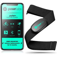 Powr Labs Heart Rate Monitor: Train Smarter, Achieve More! Accurate Chest Strap for Running & Cycling