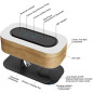 Masdio Bedside Lamp: Bluetooth Speaker, Wireless Charger, & Dimmable Light - Perfect Nightstand Companion Masdio Bedside Lamp: Bluetooth Speaker, Wireless Charger, & Dimmable Light - Perfect Nightstand Companion