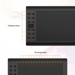 GAOMON M106K: Tablette Graphique Pro - Libérez Votre Créativité Artistique!