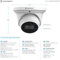 Amcrest 4K UltraHD Outdoor Security Camera: Crystal-Clear Surveillance