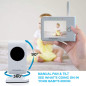 Babysense Moniteur Bébé Vidéo HD : Vision Nocturne, Audio Bidirectionnel & Température Babysense Moniteur Bébé Vidéo HD : Vision Nocturne, Audio Bidirectionnel & Température