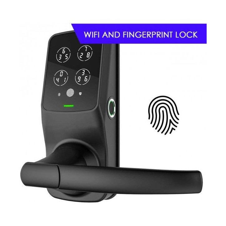 Lockly Secure Plus: Keyless Entry Smart Lock with Fingerprint & PIN Genie - Peace of Mind for Your Home
