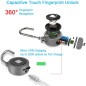 MEGAFEIS Fingerprint Bluetooth Padlock: Keyless Security for Home & Outdoors MEGAFEIS Fingerprint Bluetooth Padlock: Keyless Security for Home & Outdoors