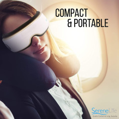 SereneLife SLEYMSG55, the massage helmet for your eyes