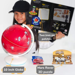 Orboot Mars PlayShifu : Globe Interactif AR, Aventure Spatiale pour Enfants (6-12 ans)