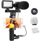Kit Vlog Smartphone Movo V7: Micro Stéréo, Lumière LED & Télécommande - Qualité Pro pour Vos Vidéos! Kit Vlog Smartphone Movo V7: Micro Stéréo, Lumière LED & Télécommande - Qualité Pro pour Vos Vidéos!