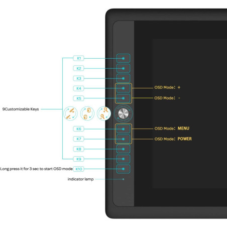 GAOMON PD156PRO: Tablette Graphique 15.6 Full HD - Laissez Libre Cours à Votre Créativité!