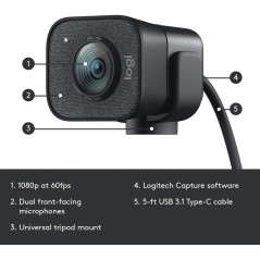 Logitech StreamCam, the webcam for better image quality