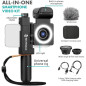 Kit Vidéo Smartphone Movo SmartCine: Micro, Lumière LED & Objectifs - Créez des Vlogs Pro! Kit Vidéo Smartphone Movo SmartCine: Micro, Lumière LED & Objectifs - Créez des Vlogs Pro!