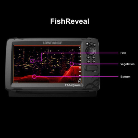 Lowrance Hook Reveal 5: Find More Fish with GPS & DownScan - Crystal Clear Sonar!