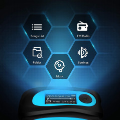 AGPTEK S07, the 100% waterproof music player