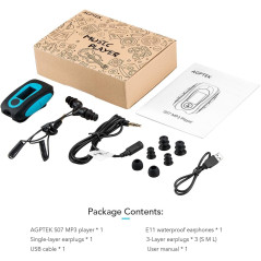 AGPTEK S07, the 100% waterproof music player