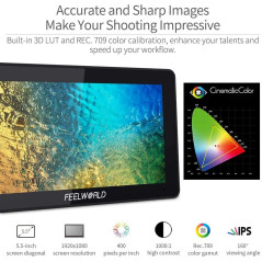FEELWORLD F6 Plus, le moniteur tactile pour appareil photo