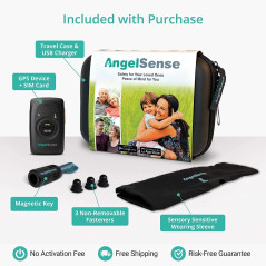 AngelSense Gardien GPS: Sécurité et Tranquillité dEsprit pour les Ainés et Personnes Atteintes de Démence