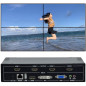 ESZYM 4-Channel Video Wall Controller: Create Stunning Displays - Seamless HDMI, DVI, VGA, & USB Support!