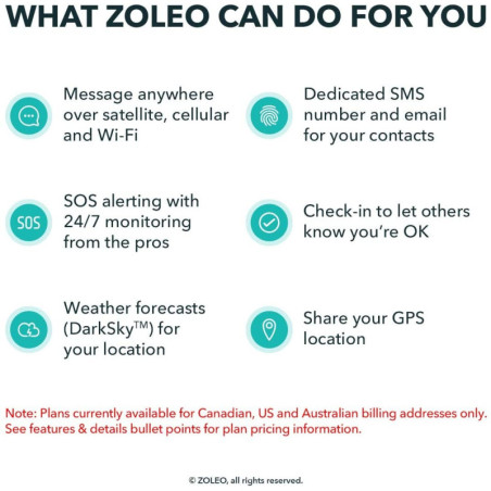 ZOLEO Satellite Communicator: Stay Safe & Connected Off-Grid - Global Messaging & SOS