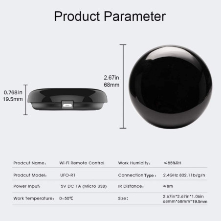 MOES Smart IR Hub: Voice Control Your Home - Universal Remote for Alexa & Google Home!