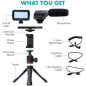 Kit iVlogger Movo pour iPhone: Audio Pro, Lumière Parfaite & Stabilité Impeccable! Kit iVlogger Movo pour iPhone: Audio Pro, Lumière Parfaite & Stabilité Impeccable!