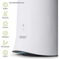 Avari 600, the air purifier with electrostatic filter