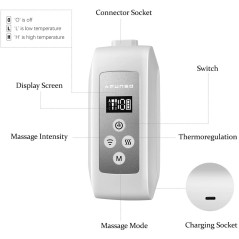 Masseur de TĂȘte Rechargeable AFUNSO : Relaxation Profonde & Croissance des Cheveux