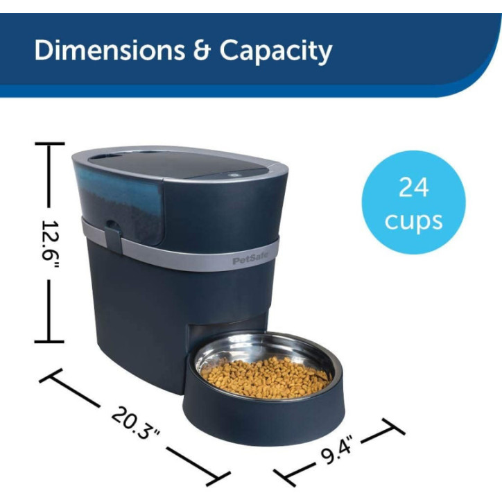 PetSafe SmartFeed: Wi-Fi Automatic Pet Feeder - Control Meals from Your Phone! PetSafe SmartFeed: Wi-Fi Automatic Pet Feeder - Control Meals from Your Phone!