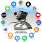 Aluratek Webcam HD 1080p: Vidéo Claire, Micro Intégré - Parfaite pour Conférences & Streaming! Aluratek Webcam HD 1080p: Vidéo Claire, Micro Intégré - Parfaite pour Conférences & Streaming!
