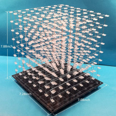 3D LED Cube Light Kit: DIY Animation Creation for Teens & Hobbyists