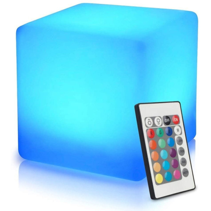 Mr.Go LED Cube: Waterproof Color Changing Light - Rechargeable, Indoor/Outdoor Decor Mr.Go LED Cube: Waterproof Color Changing Light - Rechargeable, Indoor/Outdoor Decor