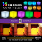 Mr.Go LED Cube: Waterproof Color Changing Light - Rechargeable, Indoor/Outdoor Decor Mr.Go LED Cube: Waterproof Color Changing Light - Rechargeable, Indoor/Outdoor Decor