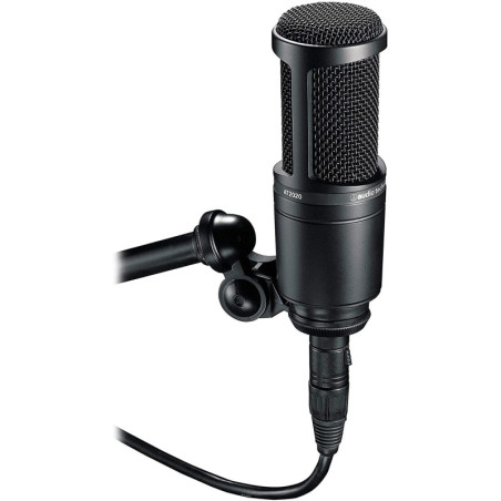 Audio-Technica AT2020: Unlock Pro Studio Sound at Home - Crystal Clear XLR Condenser Mic
