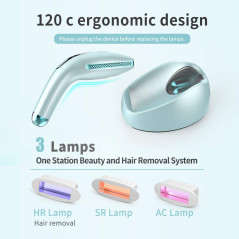 DEESS GP590: Épilation IPL 3-en-1 Douce et Définitive - Technologie Ice-Cooling pour une Peau Parfaite!