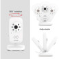 Moniteur Bébé AXVUE E662 : Vision Nocturne, Audio Bidirectionnel & Température – Votre Allié Sécurité!