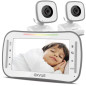 Axvue A242 Baby Monitor with Two Cameras: See & Hear Your Baby, Day or Night! Axvue A242 Baby Monitor with Two Cameras: See & Hear Your Baby, Day or Night!