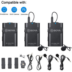 Boya By-WMA Pro K2, le système de microphone sans fil