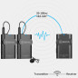 BOYA WM4 Pro K2 Wireless Mic: Dual Lavalier for Crystal-Clear Audio on Cameras & Smartphones BOYA WM4 Pro K2 Wireless Mic: Dual Lavalier for Crystal-Clear Audio on Cameras & Smartphones