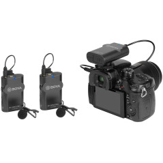 Boya By-WMA Pro K2, le système de microphone sans fil