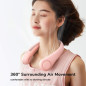 JISULIFE Ventilateur de Cou Portable : Fraîcheur 360° Mains Libres, Batterie Longue Durée JISULIFE Ventilateur de Cou Portable : Fraîcheur 360° Mains Libres, Batterie Longue Durée