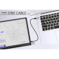 GTEK 15.8 Portable Monitor: Full HD, Ultra-Slim Display for Work & Play On-The-Go