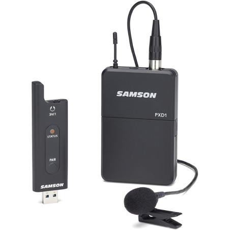 Samson XPD2 Lavalier Wireless Mic: Crystal-Clear Audio for Podcasts, Streaming & Presentations