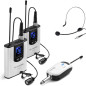 Alvoxcon TG220S: Micro Cravate Sans Fil Double - Son Pro, Liberté Totale! Alvoxcon TG220S: Micro Cravate Sans Fil Double - Son Pro, Liberté Totale!