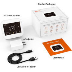 GZAIR Model 2, the touch air quality monitor