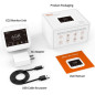 GZAIR Indoor Air Quality Monitor: Breathe Easier with Real-Time CO2, Temp & Humidity Tracking! GZAIR Indoor Air Quality Monitor: Breathe Easier with Real-Time CO2, Temp & Humidity Tracking!