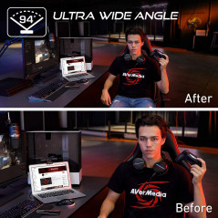 AverMedia PW513, the wide angle 4K webcam