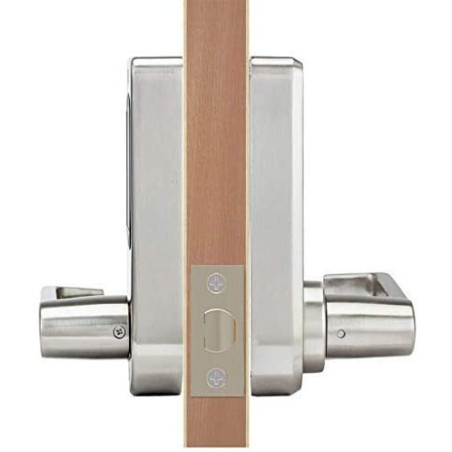 ETEKJOY 3-in-1 Digital Door Lock: Keypad, RFID, & Key Access - Secure Your Home Today!