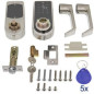 ETEKJOY 3-in-1 Digital Door Lock: Keypad, RFID, & Key Access - Secure Your Home Today! ETEKJOY 3-in-1 Digital Door Lock: Keypad, RFID, & Key Access - Secure Your Home Today!