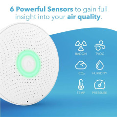 Airthings Wave Plus, the air purifier