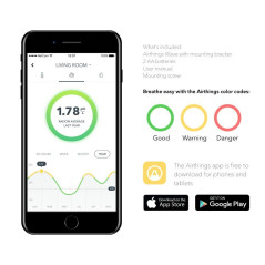 Airthings 2950 Wave, un détecteur de radon intelligent