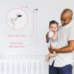 Nanit Pro: Complete Baby Monitoring System - Sleep Tracking, Breathing Motion, and Growth Analysis