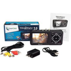 ClearClick Video2Digital 2.0: Convert VHS Tapes to Digital MP4 - No Computer Needed!