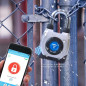 eGeeTouch Cadenas Bluetooth Extérieur Intelligent: Sécurité Connectée & Étanche eGeeTouch Cadenas Bluetooth Extérieur Intelligent: Sécurité Connectée & Étanche